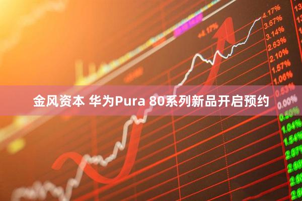 金风资本 华为Pura 80系列新品开启预约