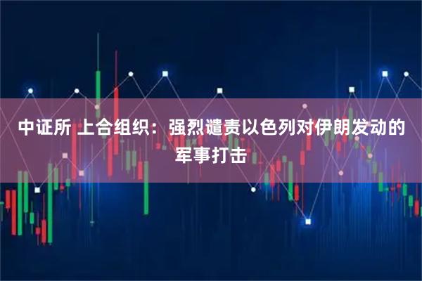 中证所 上合组织：强烈谴责以色列对伊朗发动的军事打击