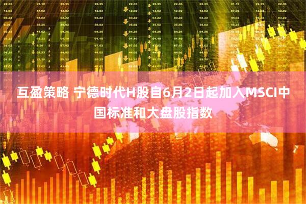 互盈策略 宁德时代H股自6月2日起加入MSCI中国标准和大盘股指数